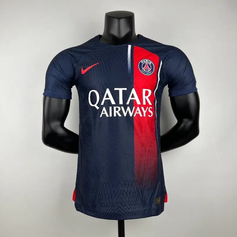 PSG Football Jersey Home 23 24 Season PLAYER VERSION Red Raven Store