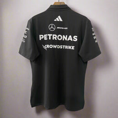 Mercedes AMG Petronas F1 Black Polo Shirt