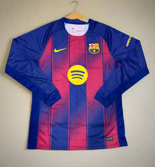 Barcelona Football Jersey Home 25 26 Season FULL SLEEVE