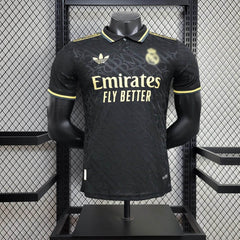 RL Madrid Black & Gold Special Edition Jersey PLAYER VERSION