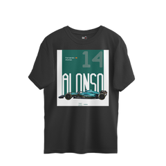 Fernando Alonso 2023 car Oversized Tee