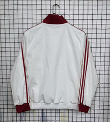 Buyern Munich White and Maroon Windbreaker 25 26 Season