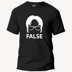 Dwight Schrute False Office Unisex Black T-Shirt