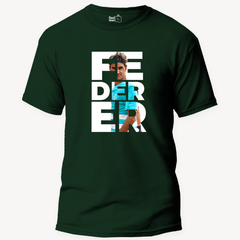 Roger Federer FEDERER Unisex Olive Green T-Shirt