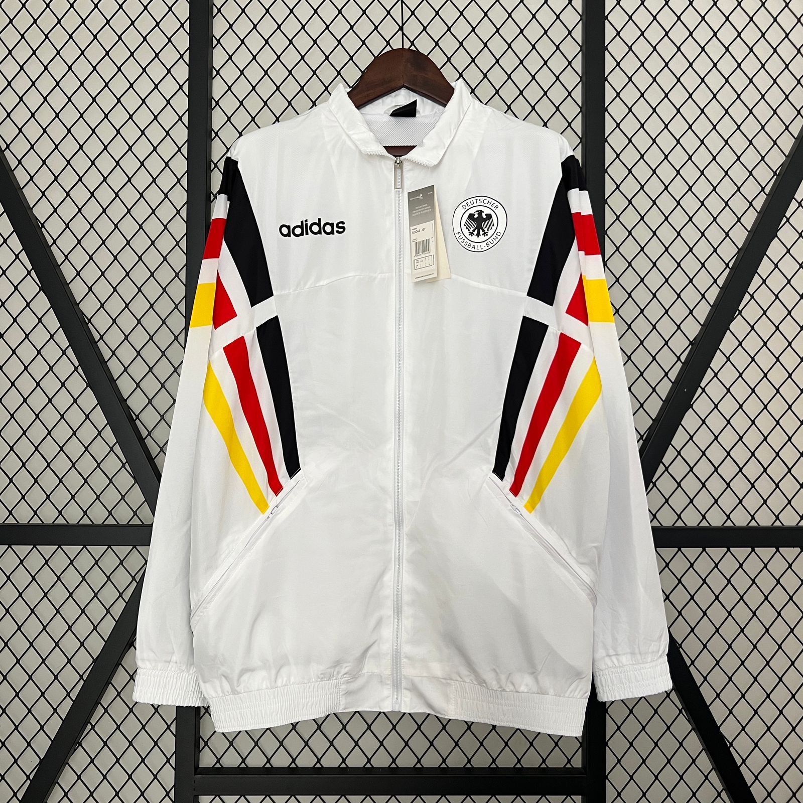 Germany-White-Windbreaker