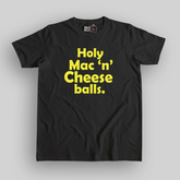 Daniel Ricciardo Holy Mac n Cheese Balls Unisex Black T-Shirt