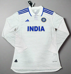 India Test Cricket Jersey 2024 FULL SLEEVE PLAYER VERSION