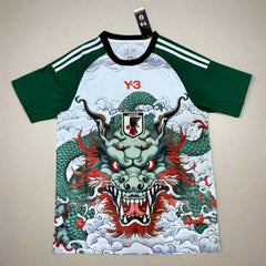 Japan Y-3 Green Dragon Special Edition Jersey