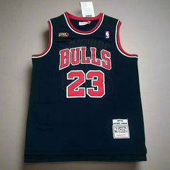 Chicago Bulls Michael Jordan 23 Black NBA Jersey
