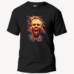 Rafael Nadal Fiery White Edition Unisex Black T shirt
