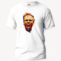 Rafael Nadal Fiery Edition Unisex White T Shirt