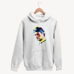 Roger Federer Unisex White Hoodie