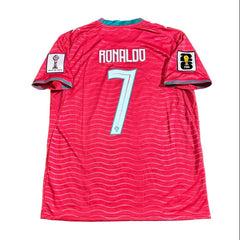 Portugal RONALDO 7 Home Jersey World Cup 2026 With FIFA WC Badge