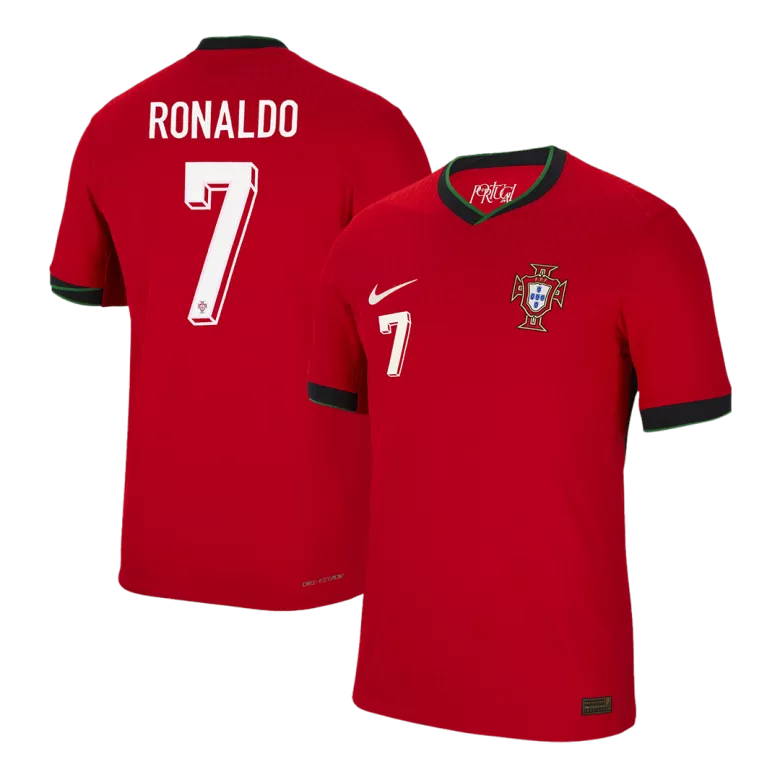 Portugal RONALDO 7 Home Jersey EURO 2024 Red Raven Store