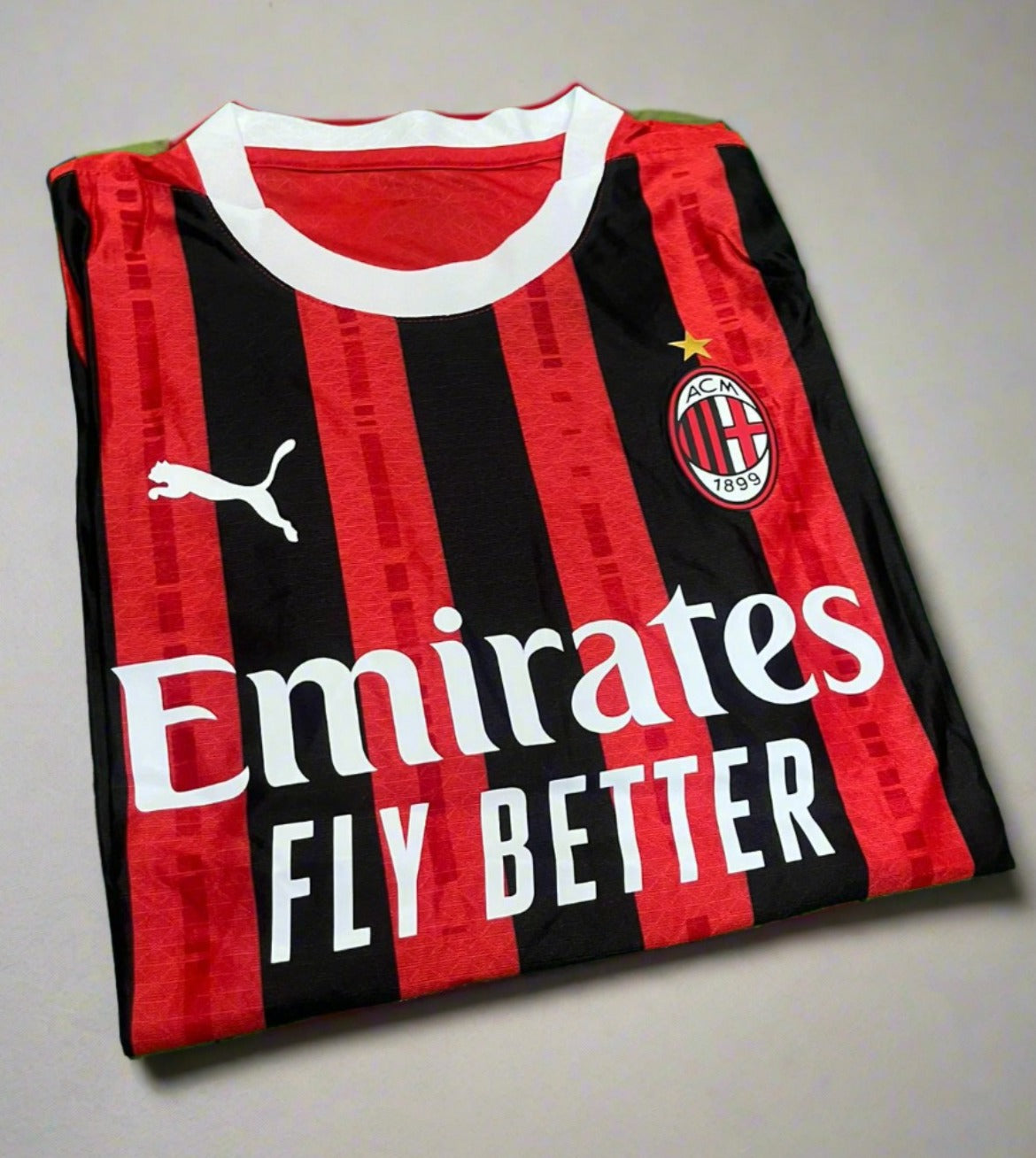 AC Milan Football Jersey Home 24 25 Season PLAYER VERSION