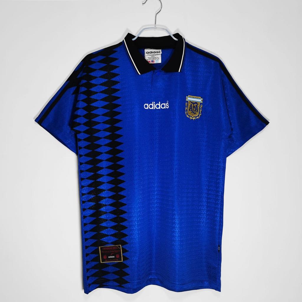 Argentina 1994 Away Dark Blue Retro Jersey