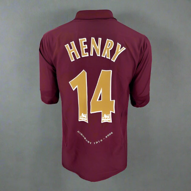 Arsenal HENRY 14 Home 2005-06 Retro Jersey