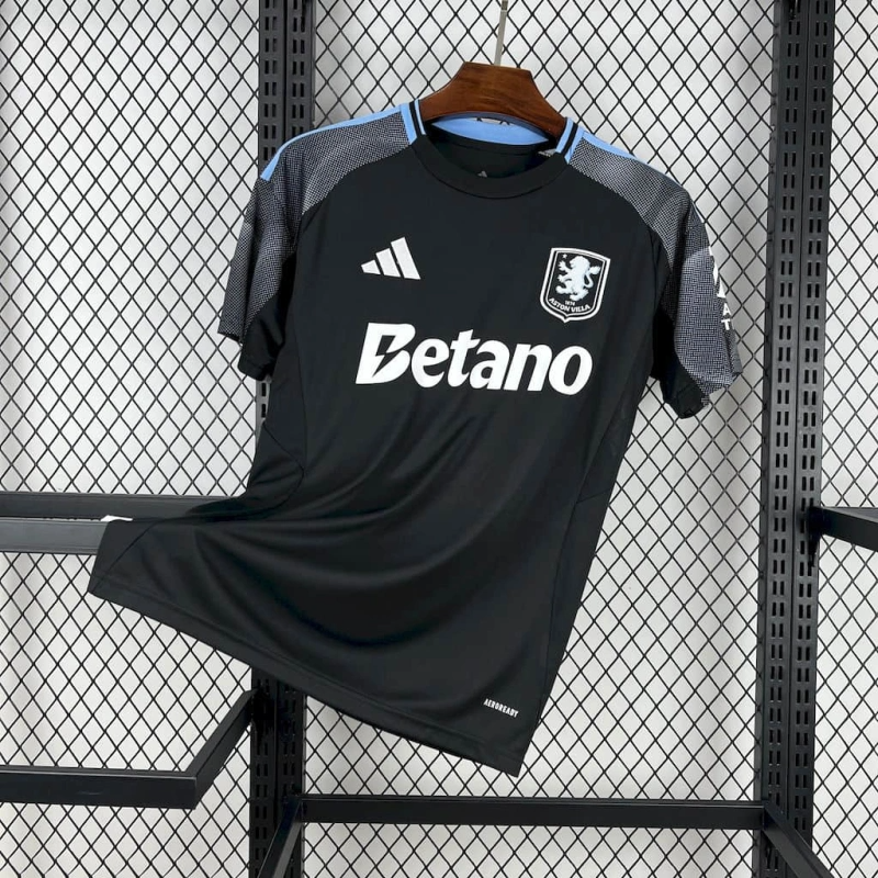  Aston Villa Black Away Jersey 25 26 Season