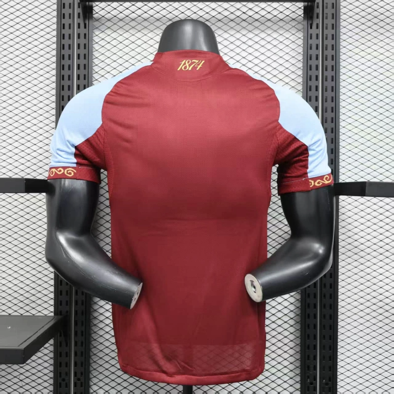 Aston Villa FC Home Jersey 25 26 Season PLAYER VERSION
