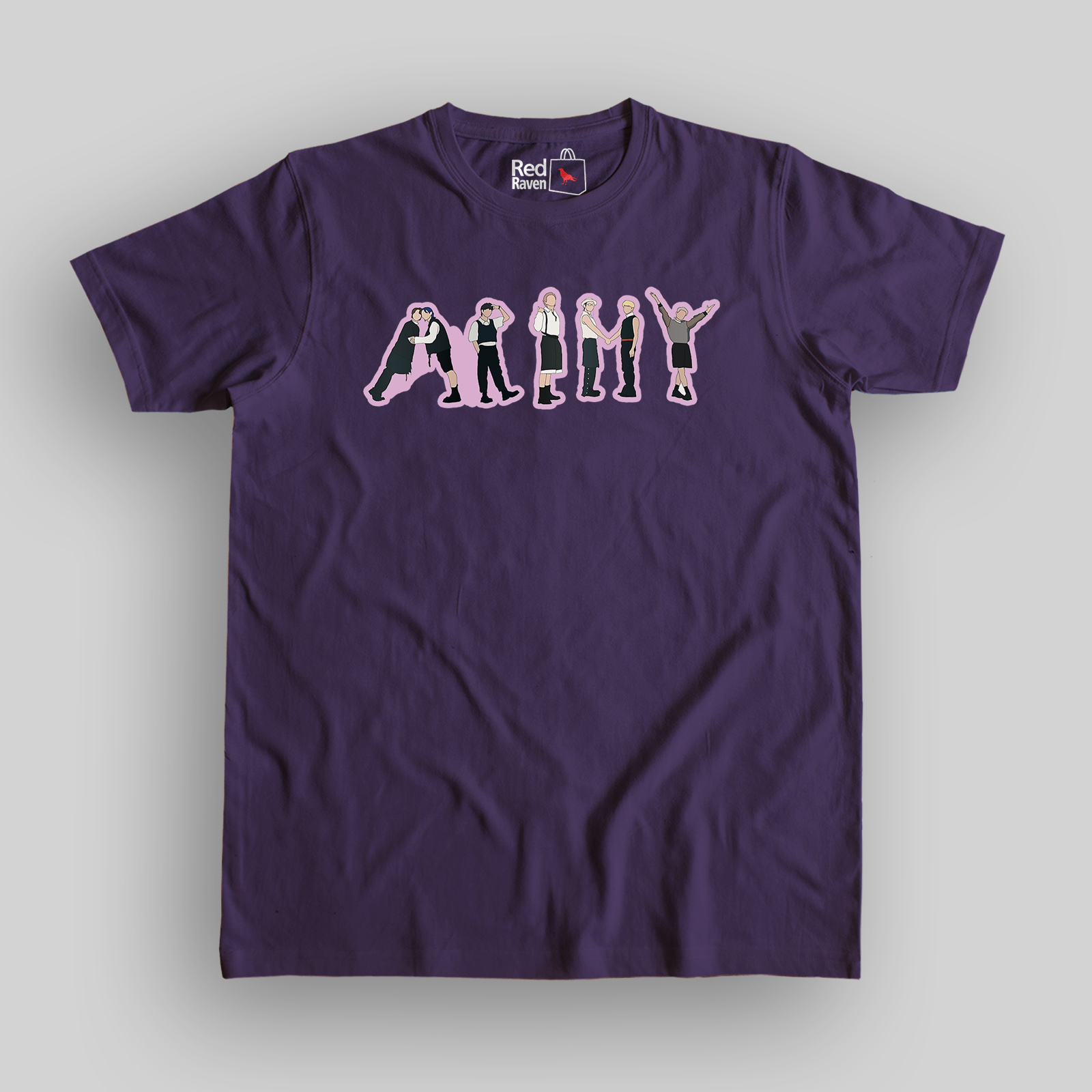 BTS Army Graphic Unisex Purple T-Shirt