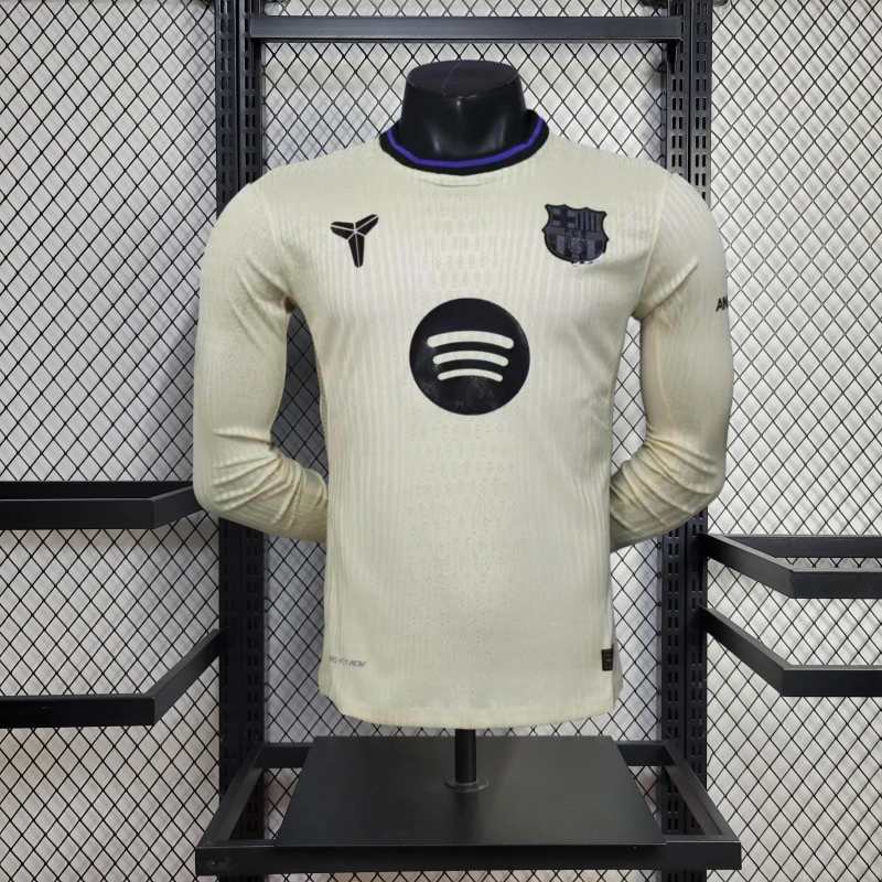 Barcelona Football Jersey Away 25 26 Season FULL SLEEVE PLAYER VERSION