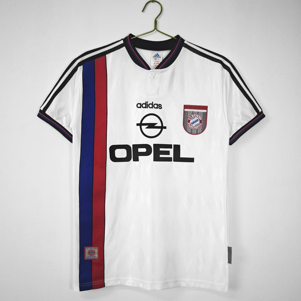 Bayern München 95/96アウェイユニ Bayern Munich Retro 95-96 Away – TenueFoot