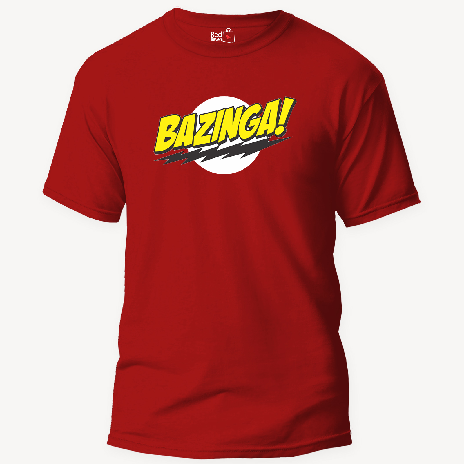 BAZINGA -The Big Bang Theory - Unisex Red T-Shirt