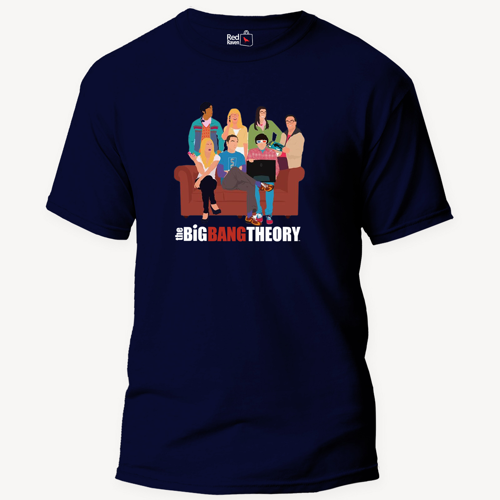 The Big Bang Theory Graphic - Unisex Navy Blue T-Shirt