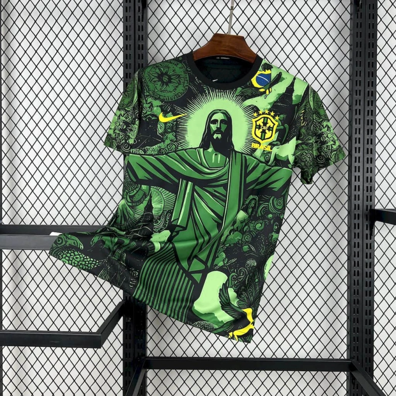Brazil Christ Green Special Edition Jersey