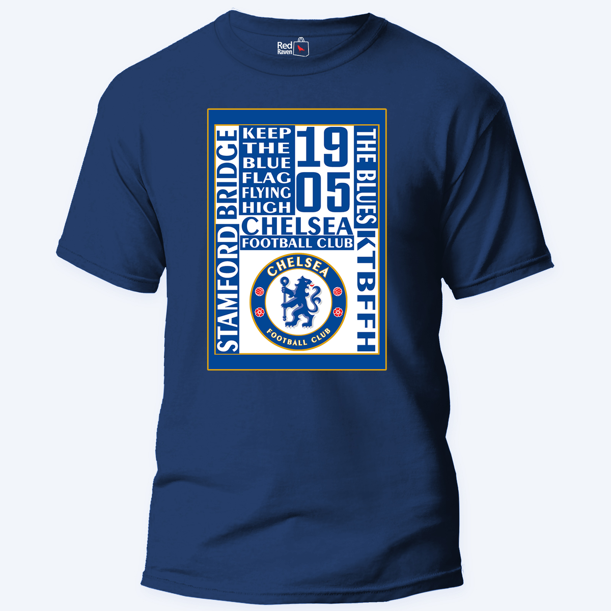 Chelsea Word Art Football - Unisex T-Shirt [CLEARANCE SALE]