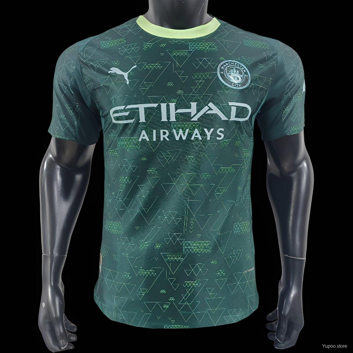 Manchester City Fourth Jersey 25 26 Season PLAYER VERSION