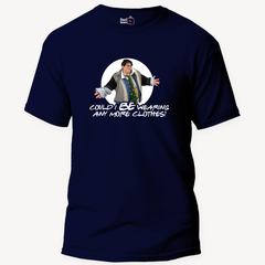 'Could I Be Wearing Any More Clothes' F.R.I.E.N.D.S - Unisex Navy Blue T-Shirt