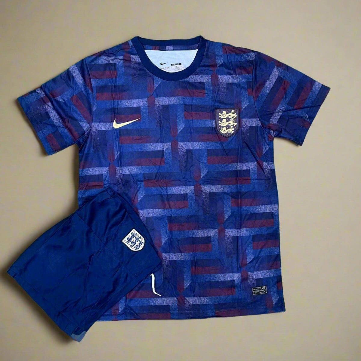 England Pre Match Jersey EURO 2024 [Jersey + Shorts]