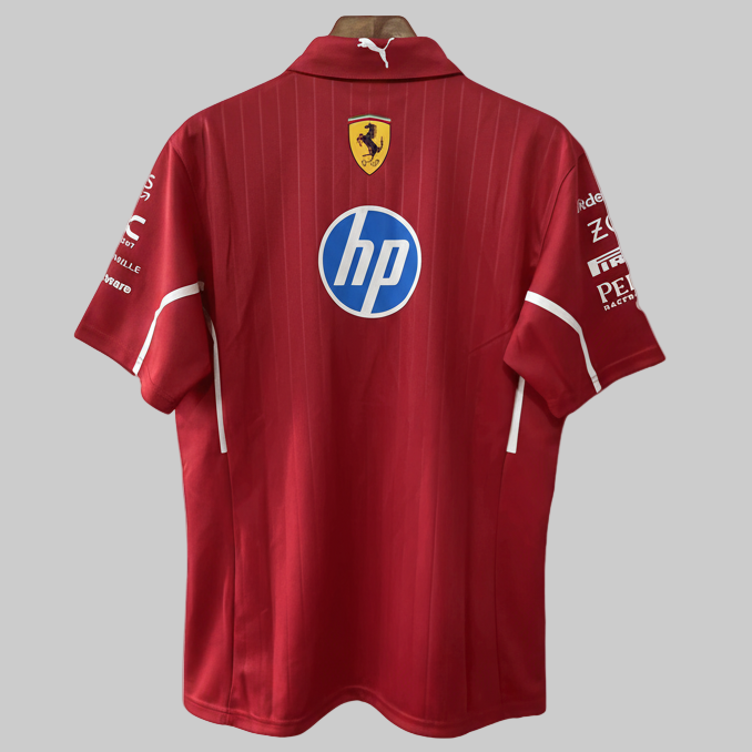 Ferrari F1 red Polo shirt