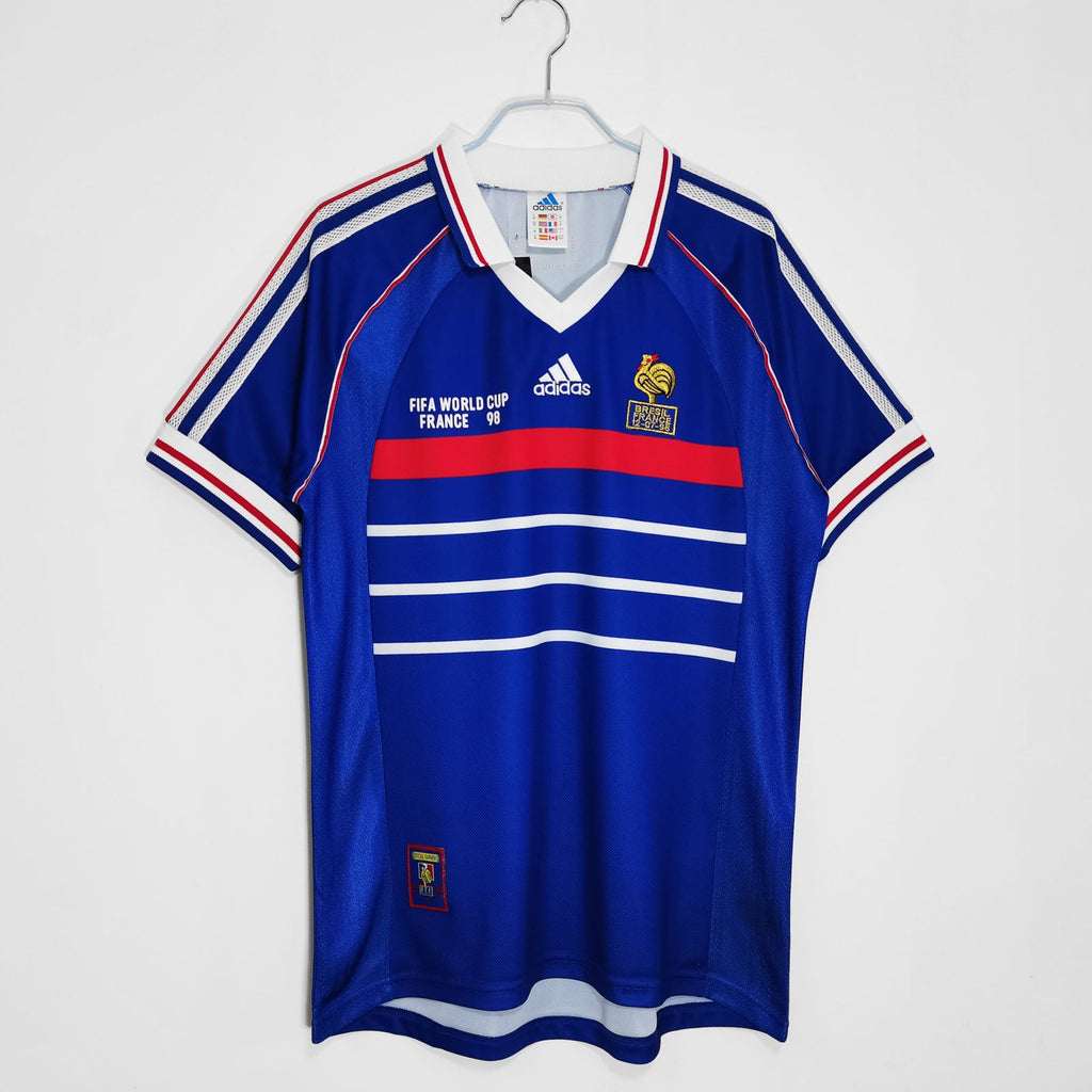 ウェア FRANCE 1998 FIFA World Cup L/S Uniform Adidas France 1998 World Cup Home Futbol Football Soccer