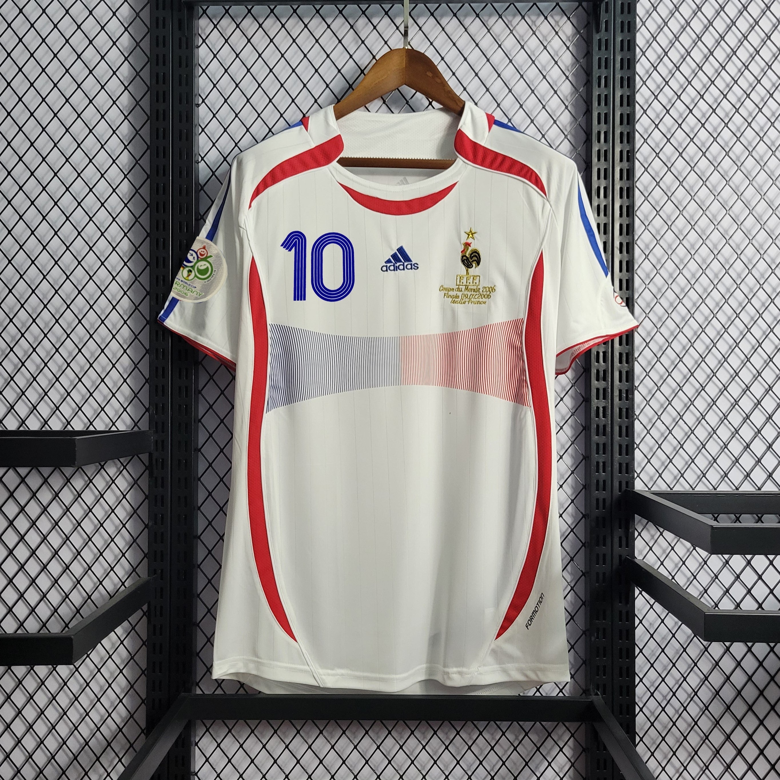 France 2006 ZIDANE 10 Away Retro Jersey