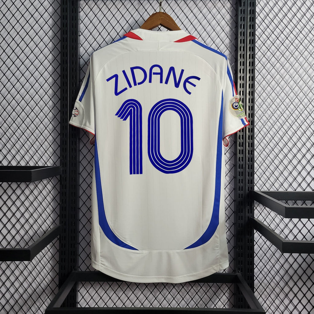 France 2006 ZIDANE 10 Away Retro Jersey – Red Raven Store