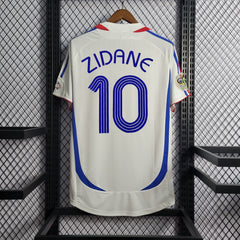 France 2006 ZIDANE 10 Away Retro Jersey