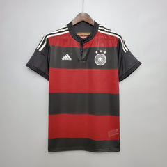 Germany 2014 Away Maroon & Black Retro Jersey