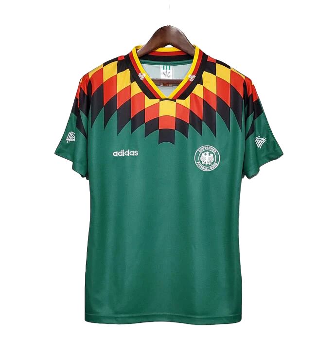 Germany World Cup 1994 Away Green Retro Jersey