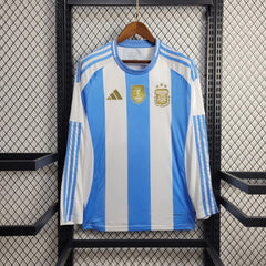 Argentina Home Jersey Copa America 2024 FULL SLEEVE