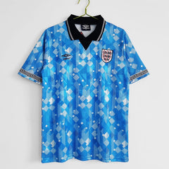 England 1990 Season Third Blue Retro Jersey