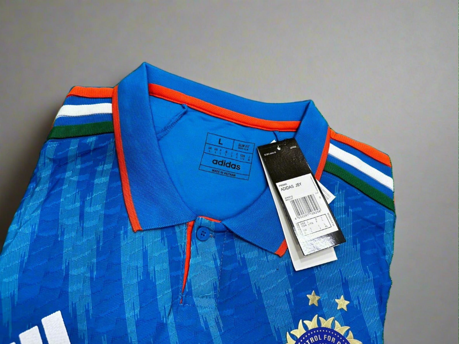 India ICC Cricket World Cup TRICOLOR 2023 Jersey PLAYER VERSION