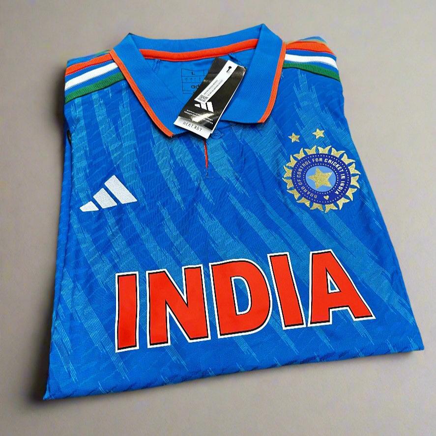 India Cricket World Cup TRICOLOR 2023 Jersey FULL SLEEVE PLAYER VERSION