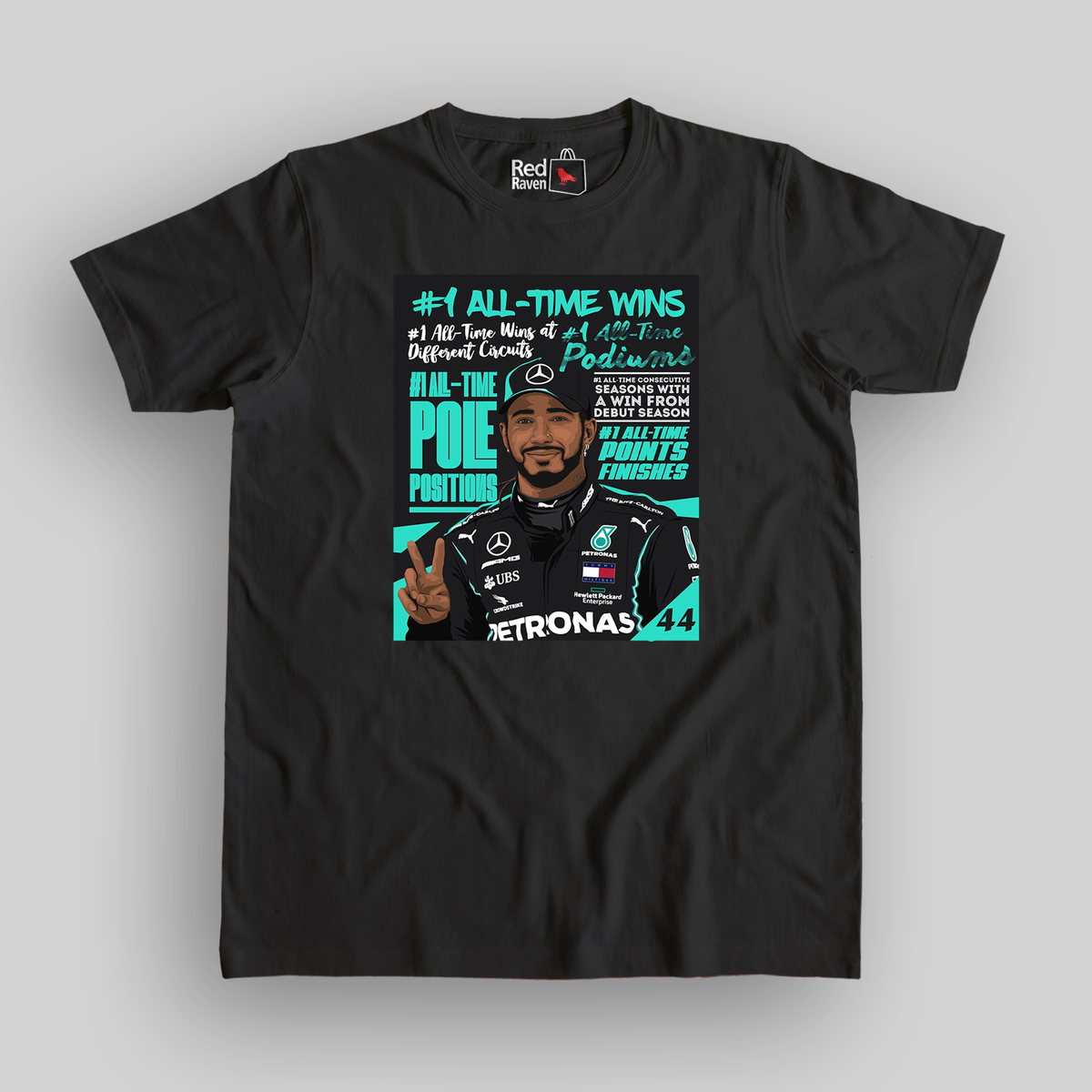 Lewis Hamilton All Time Great Unisex T-shirt [CLEARANCE SALE]