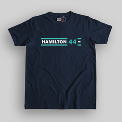 Lewis Hamilton Classic Unisex Navy Blue T-shirt