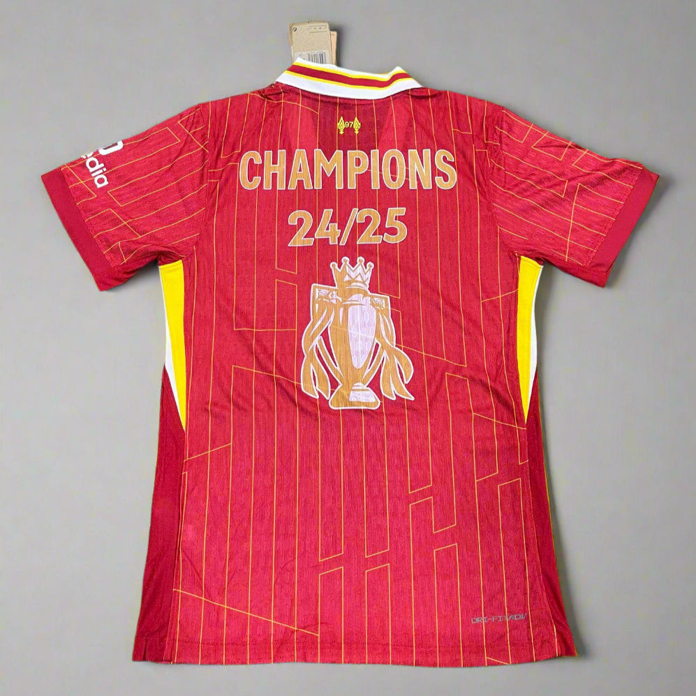 Liverpool CHAMPIONS Jersey 24 25 Season PLAYER VERSION