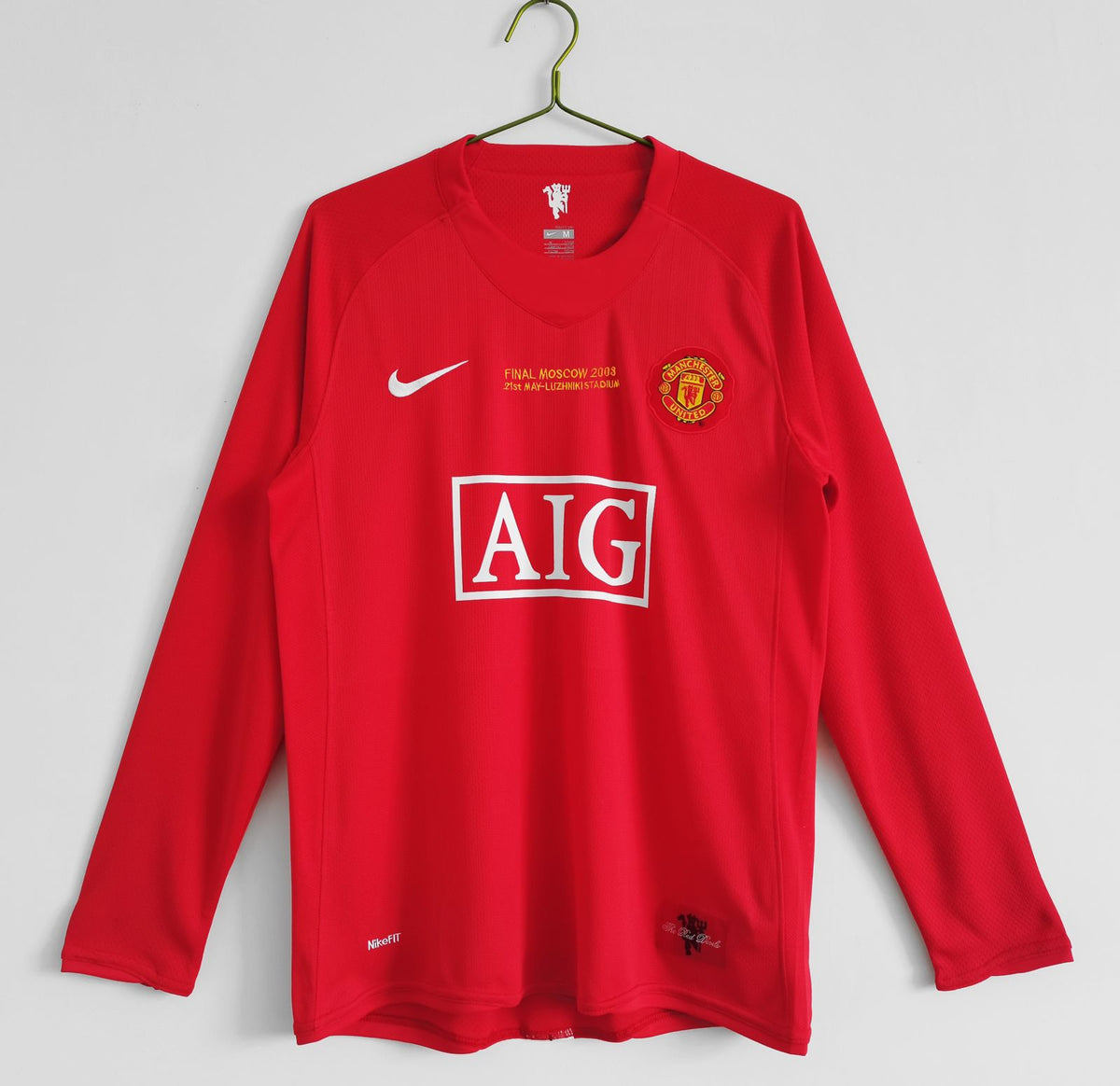 Manchester United 2008 Champions League Final Home Retro Jersey FULL SLEEVE