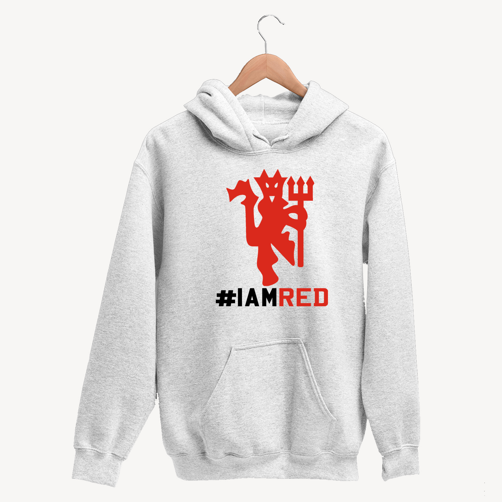 Manchester United I Am RED Unisex Hoodie [CLEARANCE SALE]