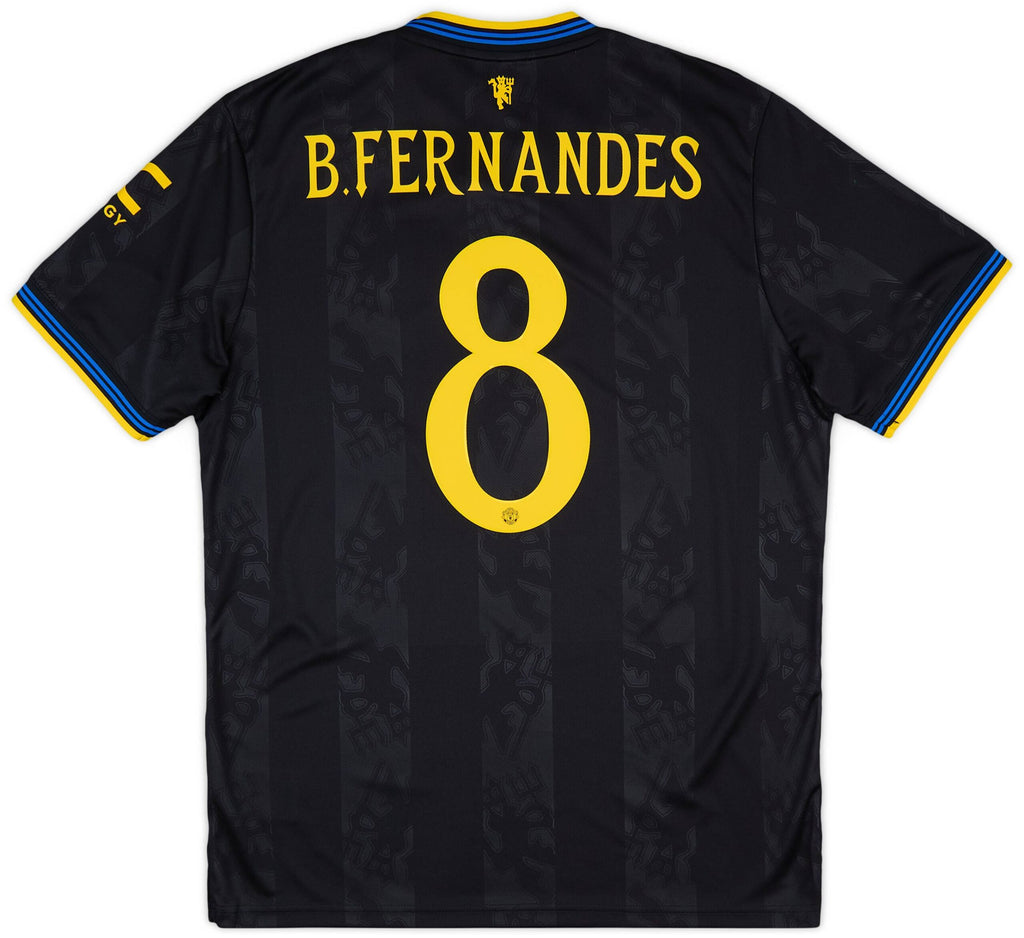 Man Utd 25/26 Bruno Fernandes 8 Third Jersey - Buy Now – Red Raven